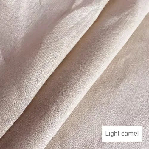 PURE LINEN FABRIC BY THE METER - 46 Colors, 140cm Wide - Soft Rooms