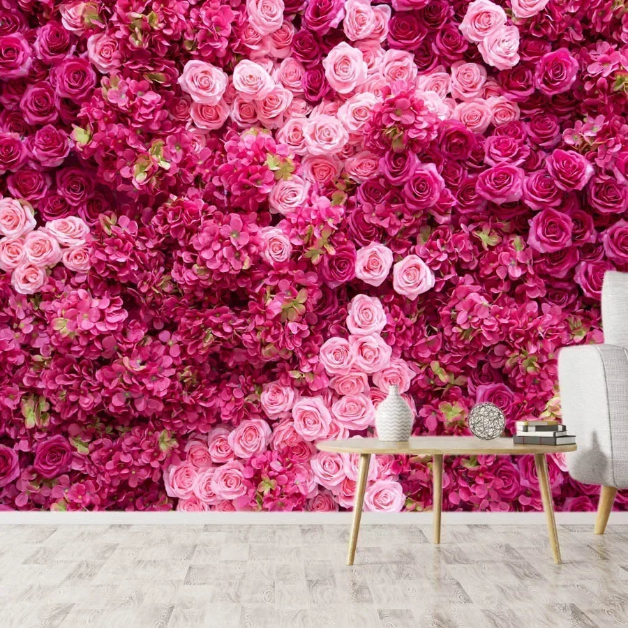 Custom Floral Photo Wallpaper – Peel & Stick or Non-Woven
