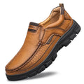 HAND-SEWN LOAFER - Men's Breathable Slip-On Shoes - Thick Rubber Sole Classic