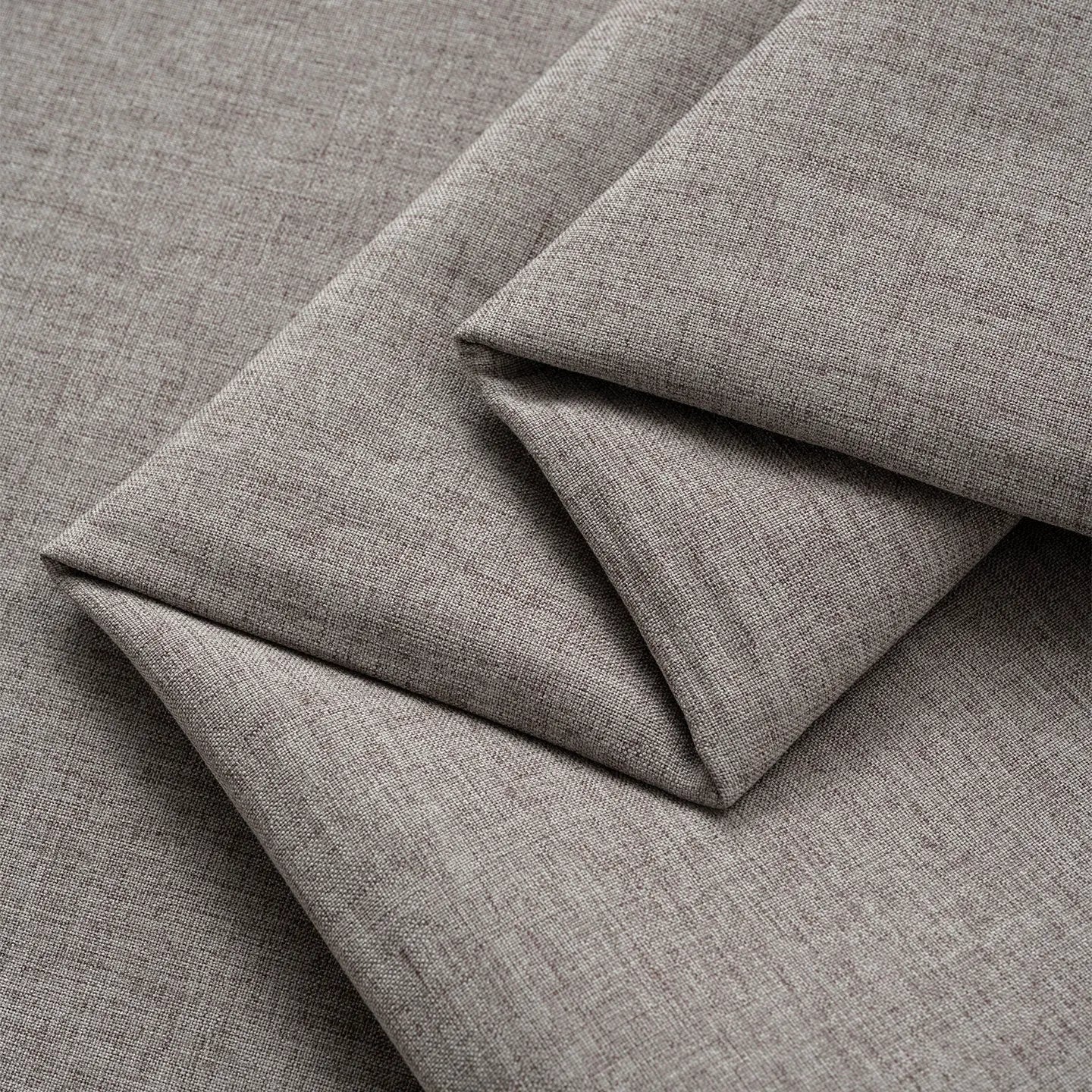THICKENED PLAIN LINEN-LOOK FABRIC - 100% Polyester, 420g/m, 148cm Wide - Solid Rooms