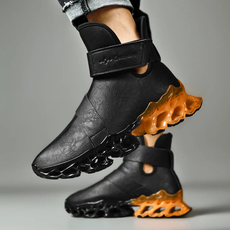 RACE LUX - Men's Luxury Trainer Sneakers - Breathable Fashion Loafer Running Shoes