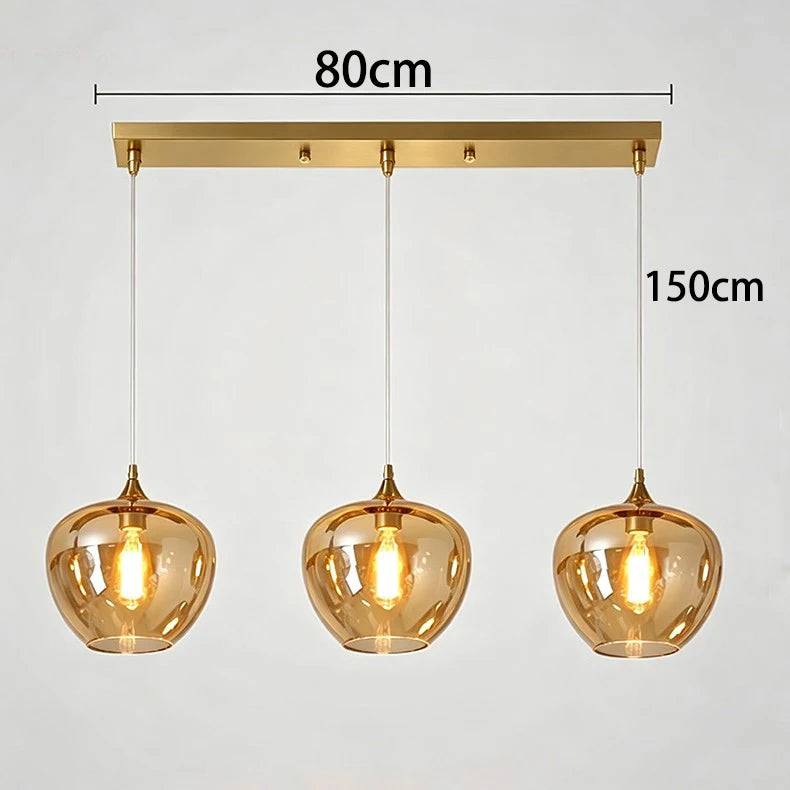 Luxury Crystal Pendant Light – Black/Gold, 1–12 Heads, APP Dimmable