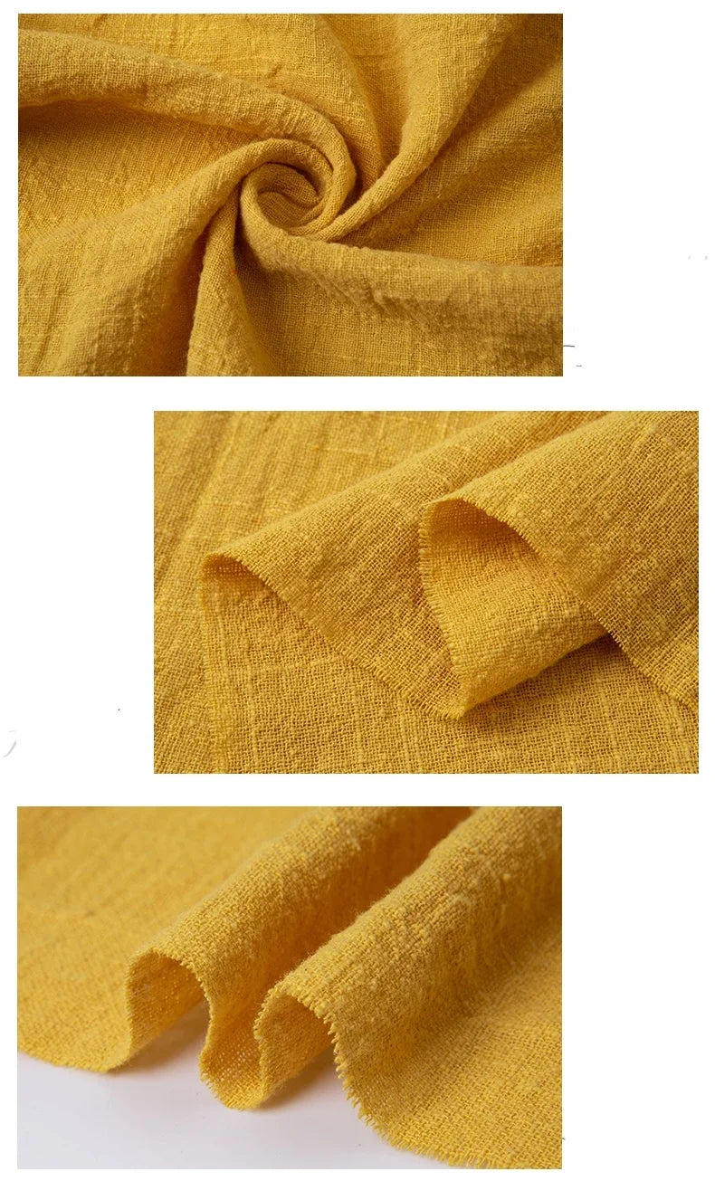 LINEN COTTON FABRIC - 50x130cm Cut - Creative Makes