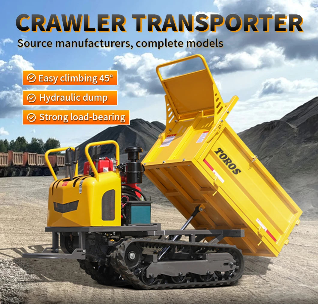 TOROS Mini Crawler Dumper - 800/1000 kg - TRS-08