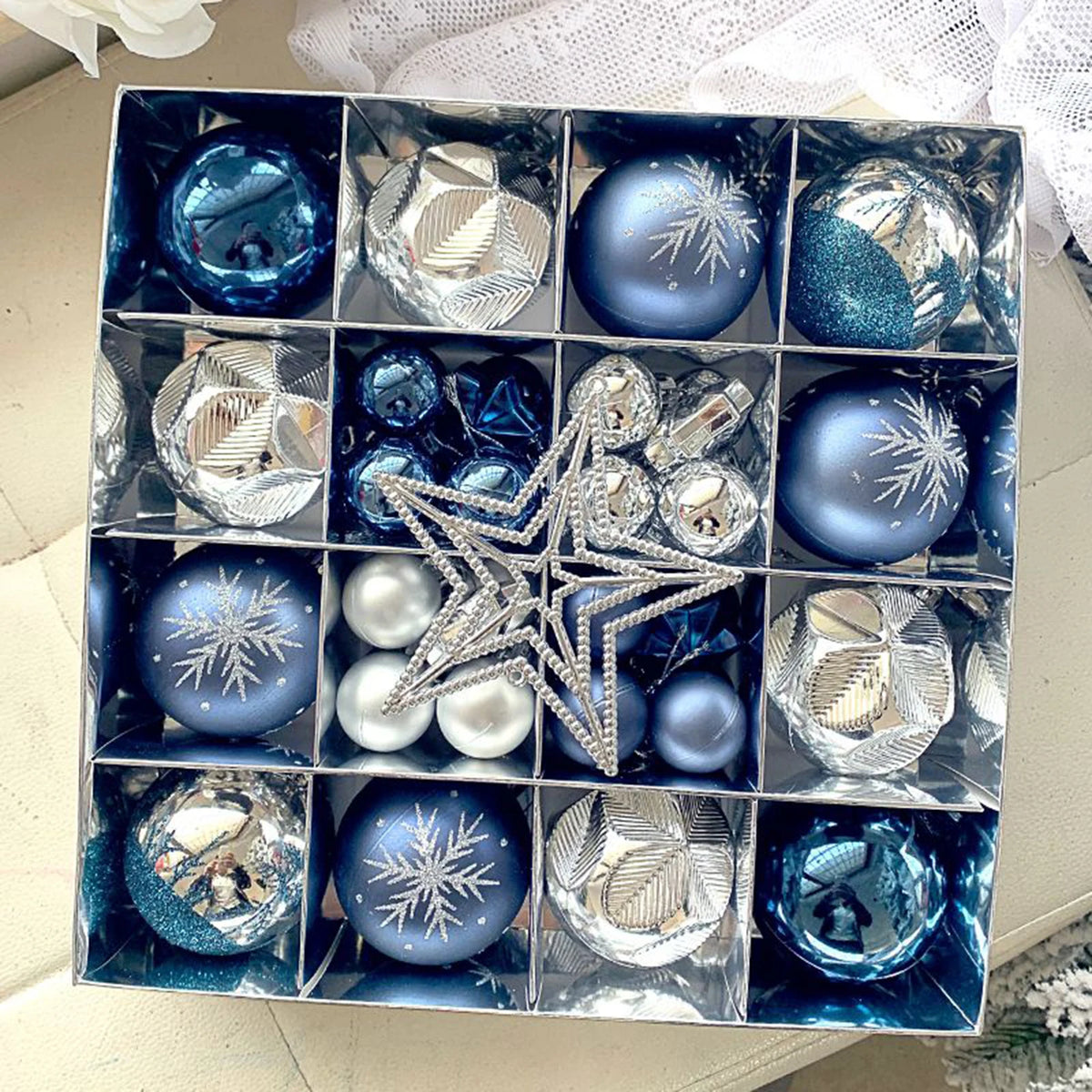 Christmas Ornament Sets - 6 cm - Nine Festive Styles