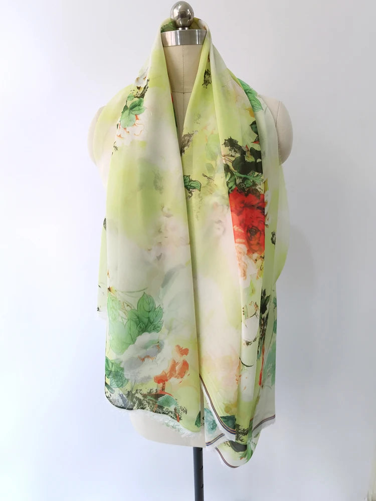 VINTAGE FLORAL CHIFFON - 148cm Wide - Soft Dress Fabric