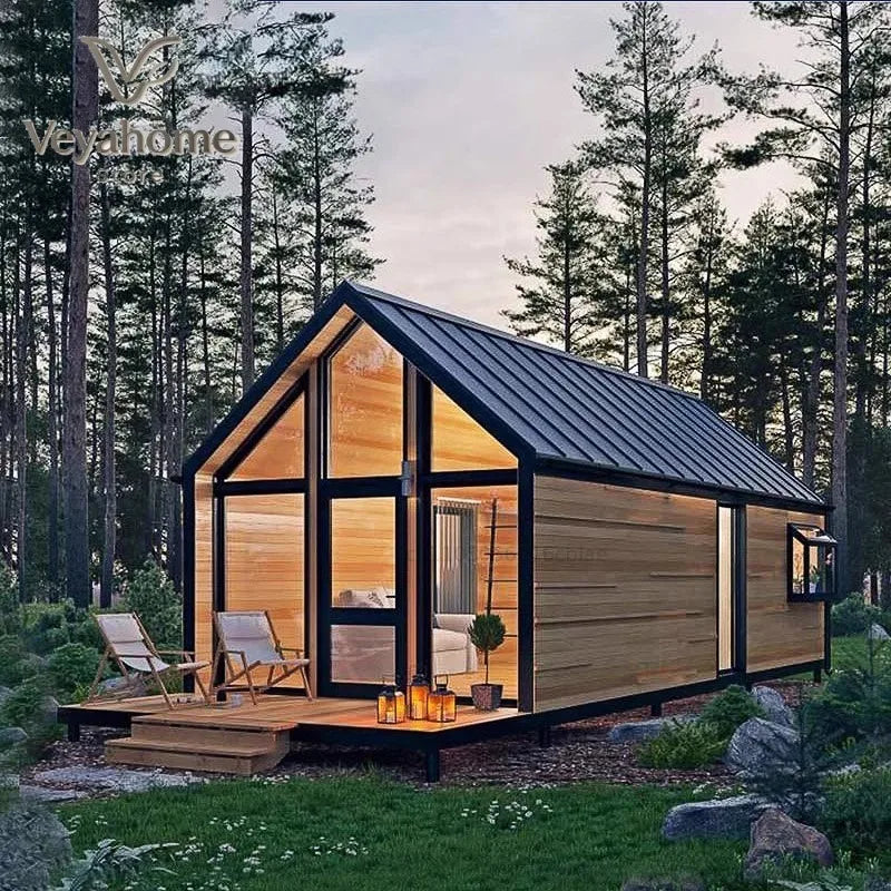 Triangle A-Frame Wooden House Outdoor