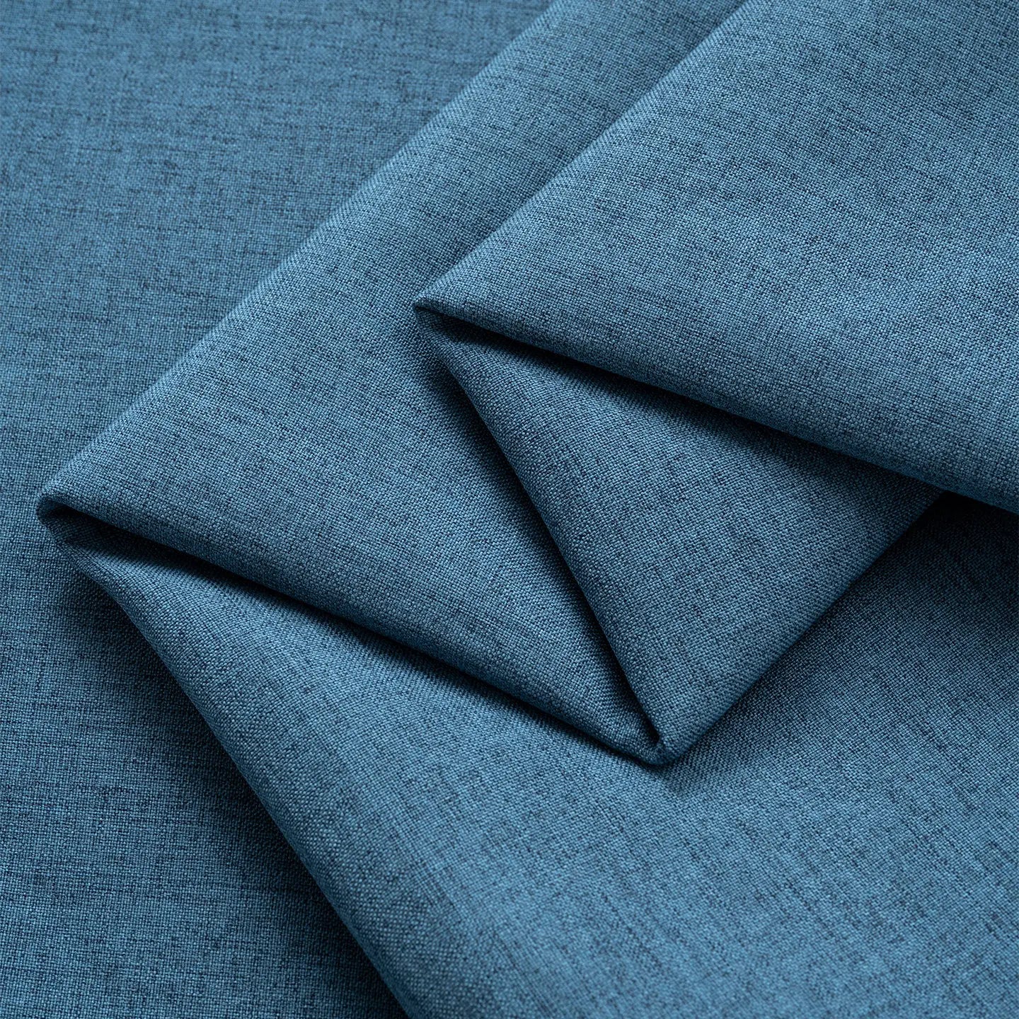THICKENED PLAIN LINEN-LOOK FABRIC - 100% Polyester, 420g/m, 148cm Wide - Solid Rooms