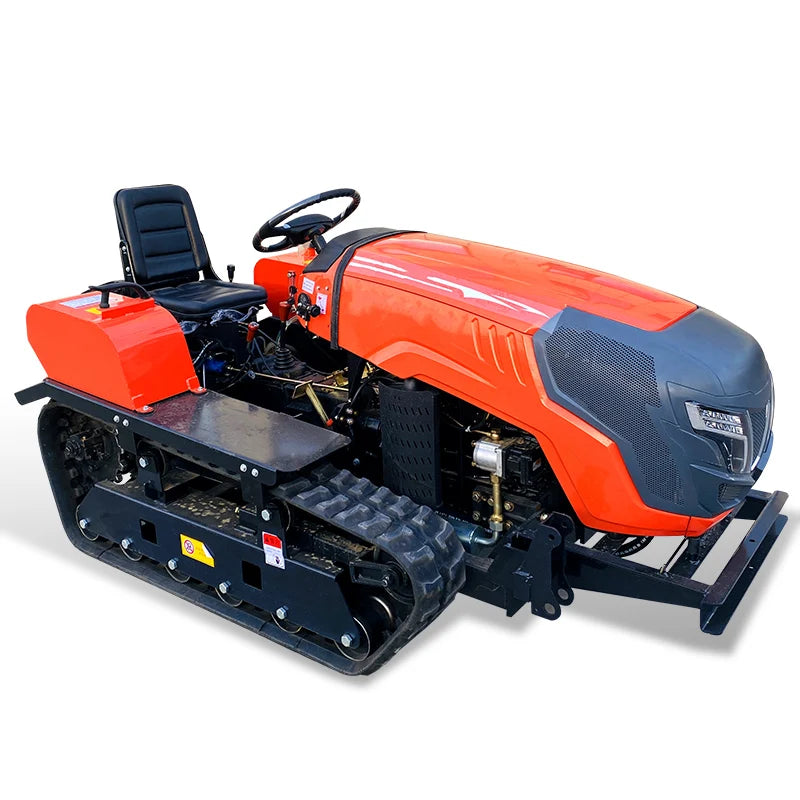 CRAWLER TILLER - 25 HP Diesel, Deep Plowing - Farm Ready