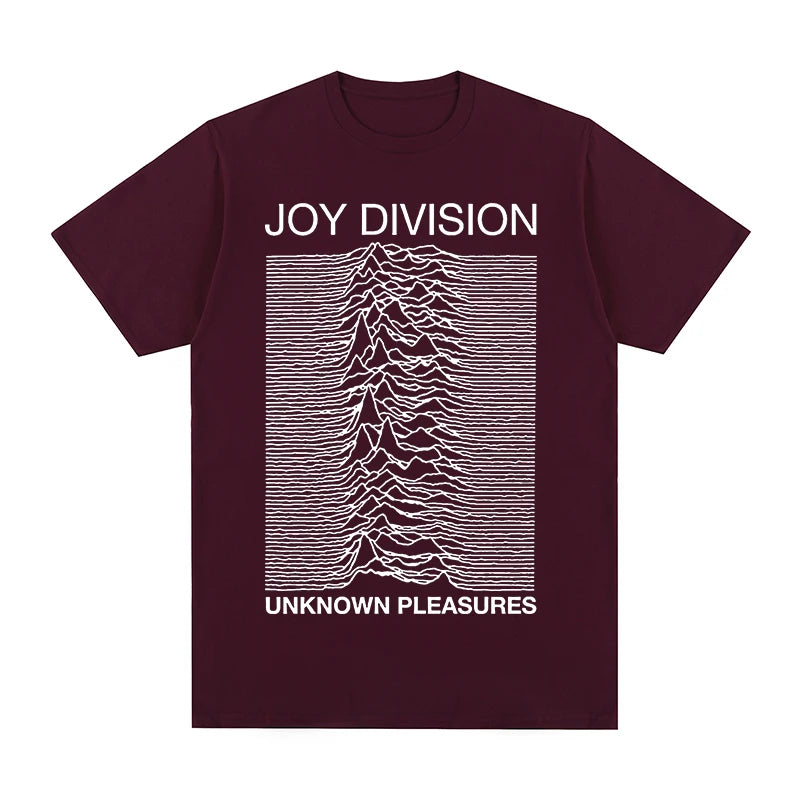 Joy Division UNKNOWN PLEASURES Vintage t-shirt Fashion Casual Streetwear Cotton Men T shirt New TEE TSHIRT Womens tops