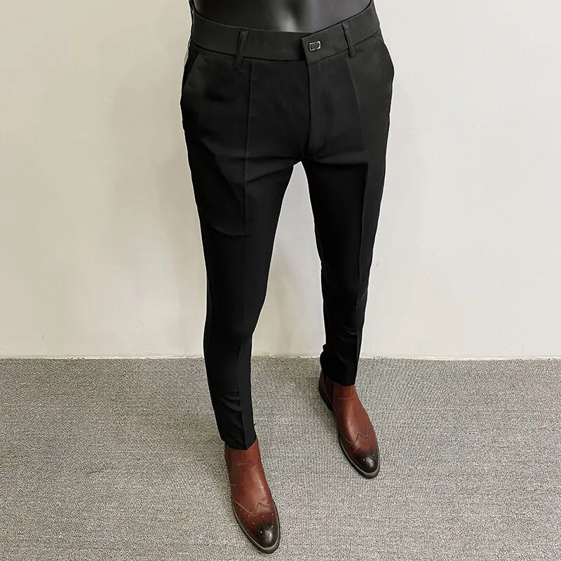 SLIM FORMAL - Men's Stretch Suit Pants - Slim Fit, 10 Colors, Sizes 28-36