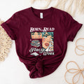 Retro Born To Read Bookish T Shirt Funny Reader Book Addict Shirts Spicy Books Short Sleeves Tops Bookish Tee Book Lover Gift