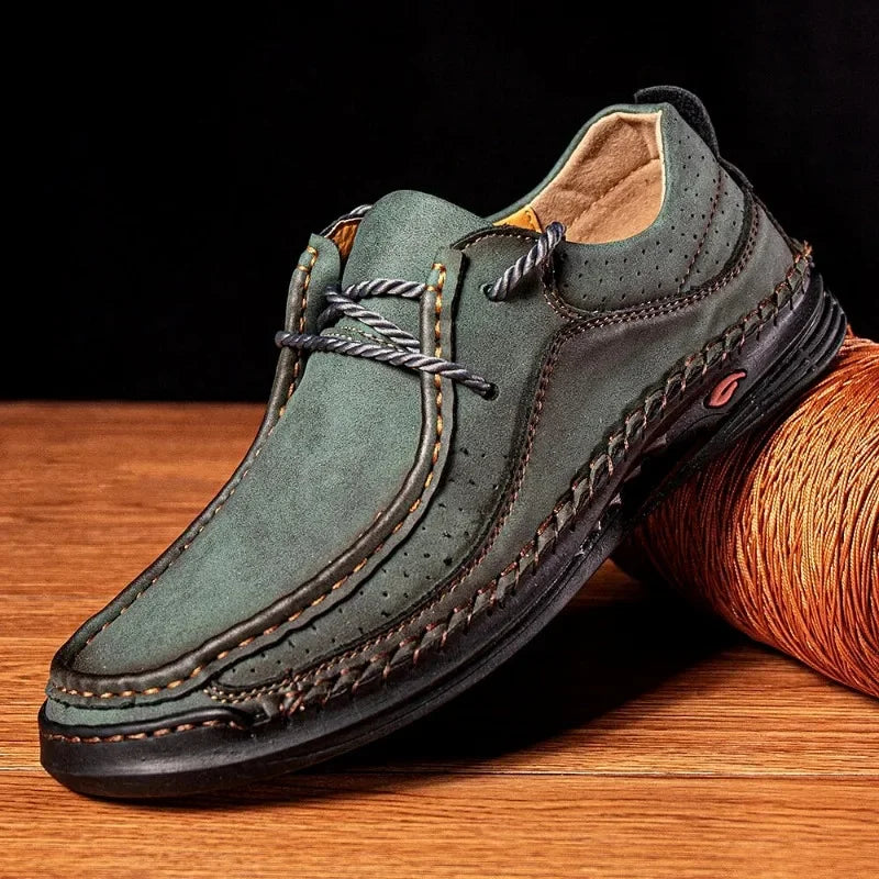 STREET CRAFT - Microfiber Leather Casual Sneakers - Built for the Long Game