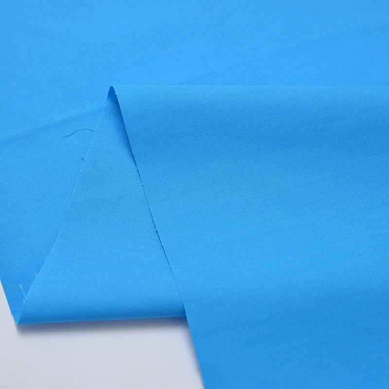 PLAIN COTTON POPLIN FABRIC - 150cm Wide, 46 Solid Colours - Everyday Sewing