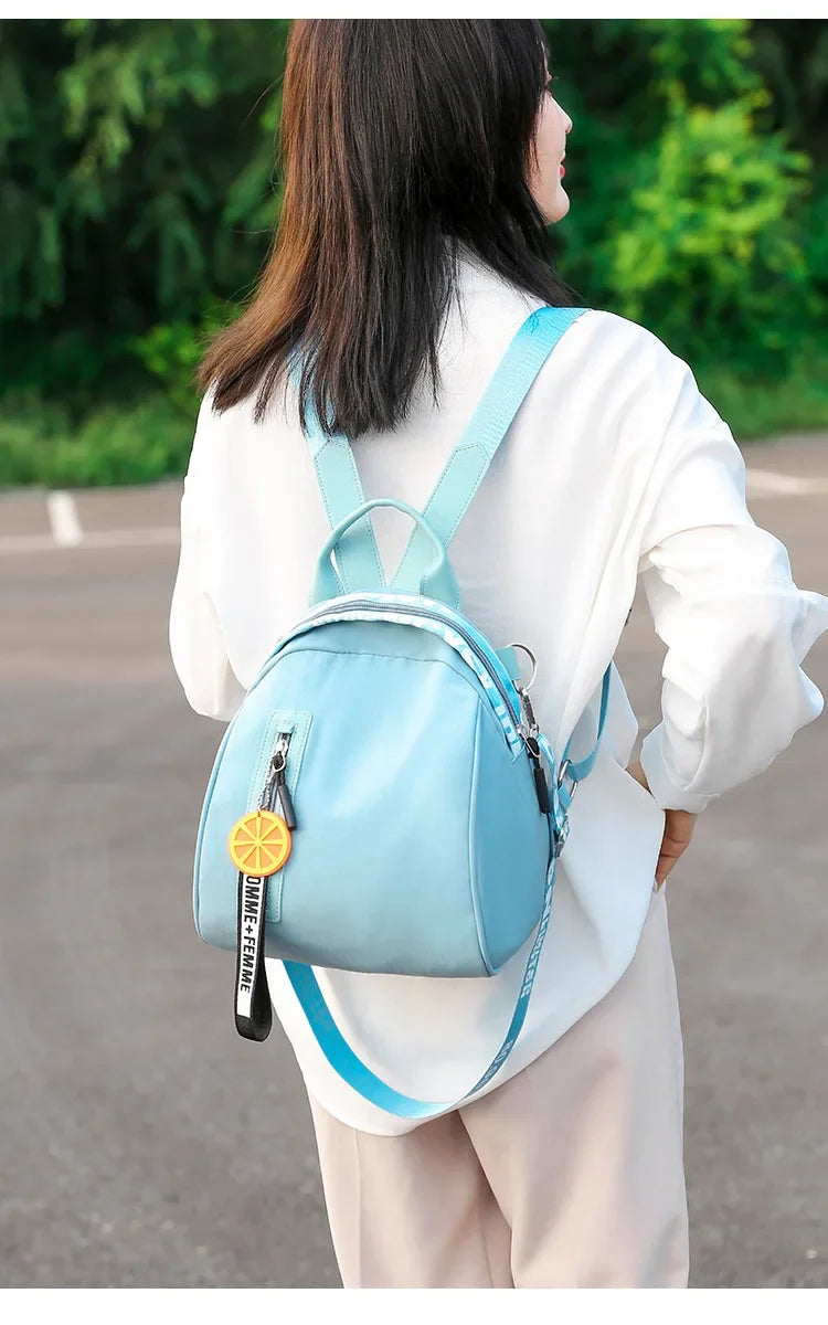 Women Backpack Yellow Casual Multifunction Travel Backpack