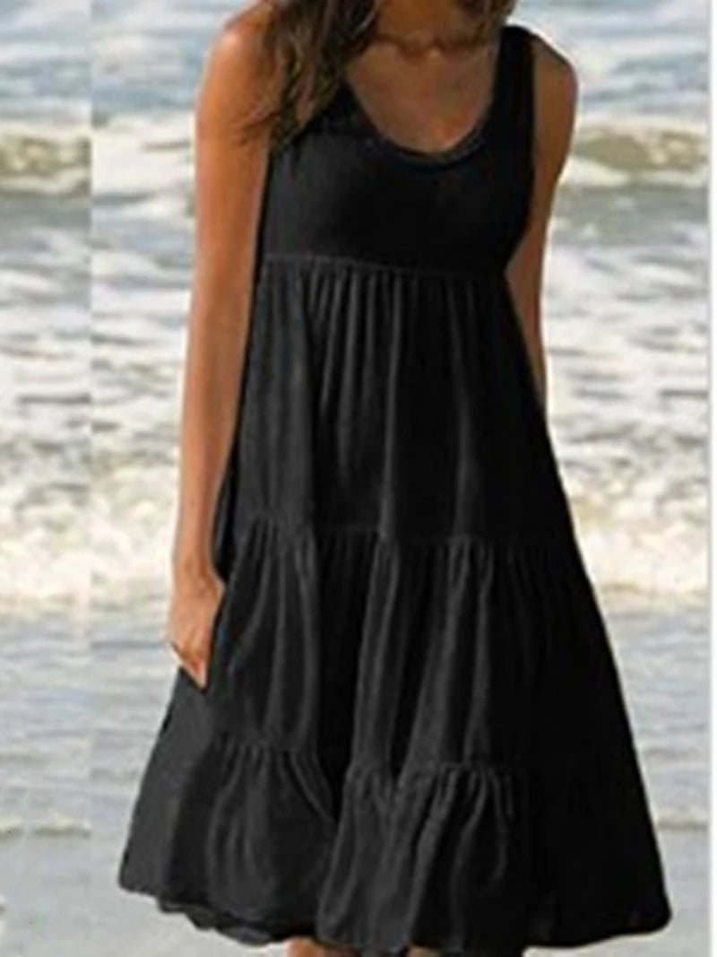 Sexy Suspender Dress Women's Fashion Chic Solid Bodycon Sleeveless Backless Slit Gown Party Nightclub Midi Dresses Female