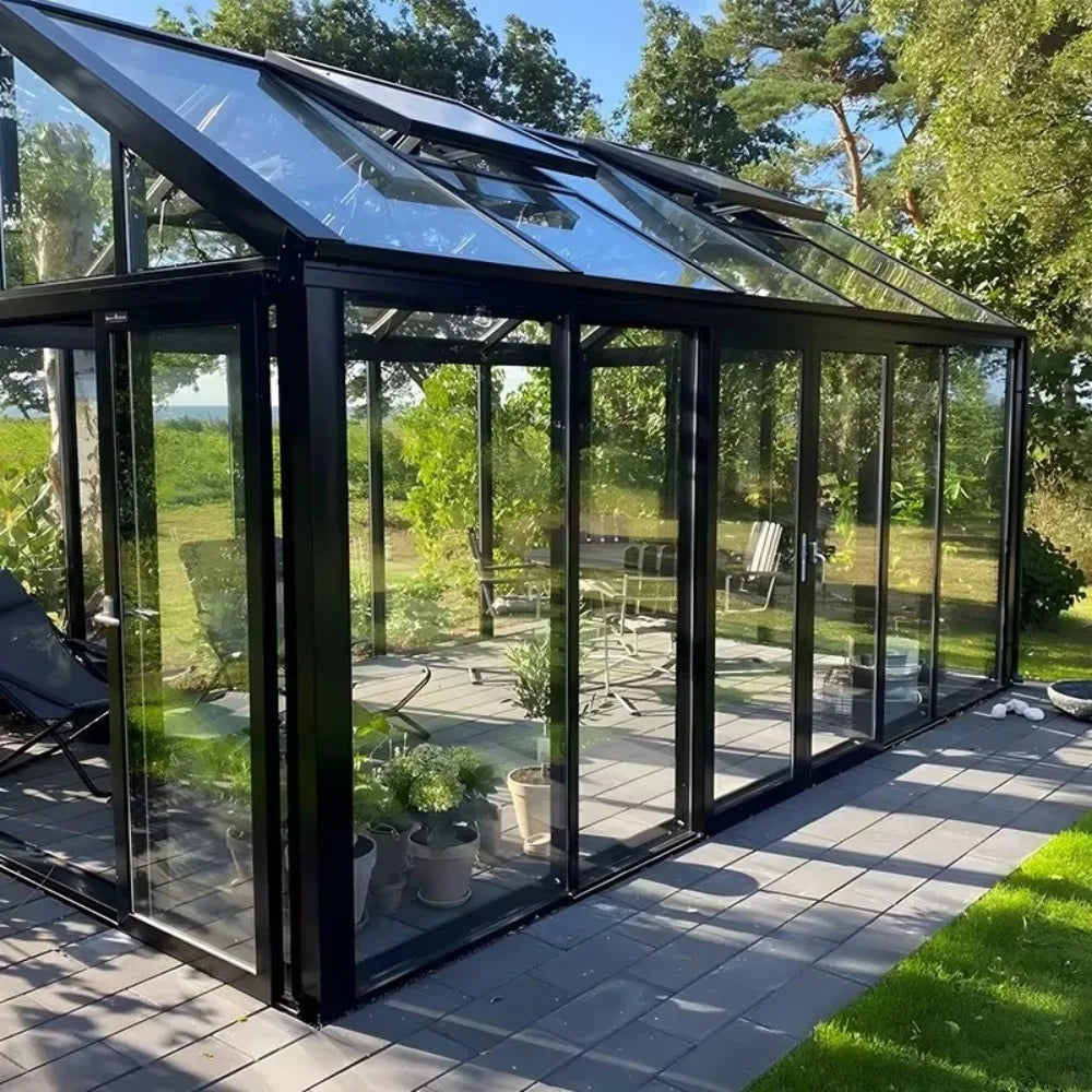 ENCLOSED SUNROOM - Insulated Glass, Aluminum Frame - Custom Garden Retreat