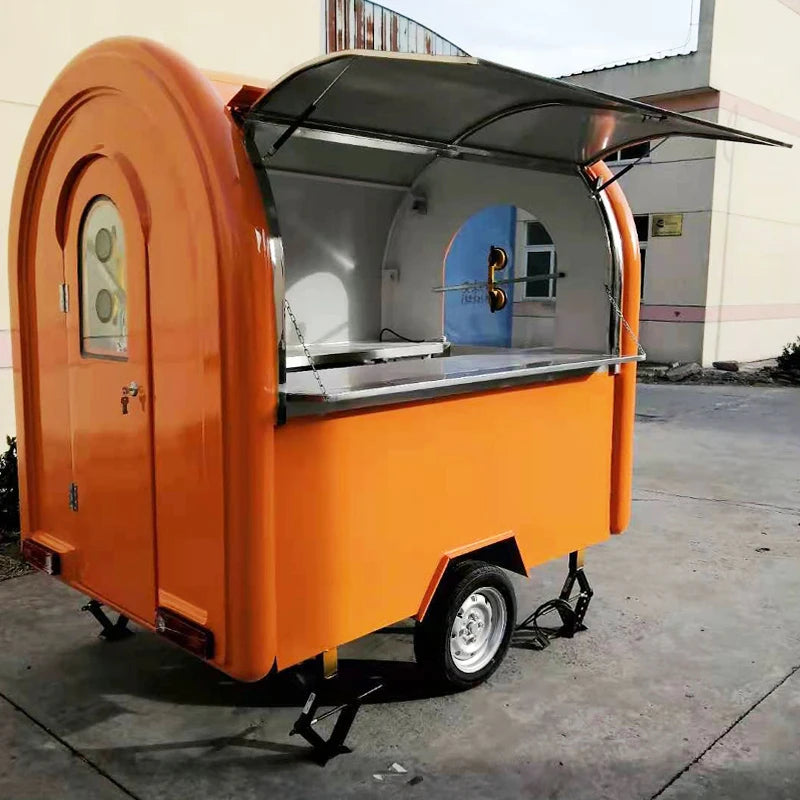 Round Airstream Food Trailer – Mobile Kitchen Coffee Bar