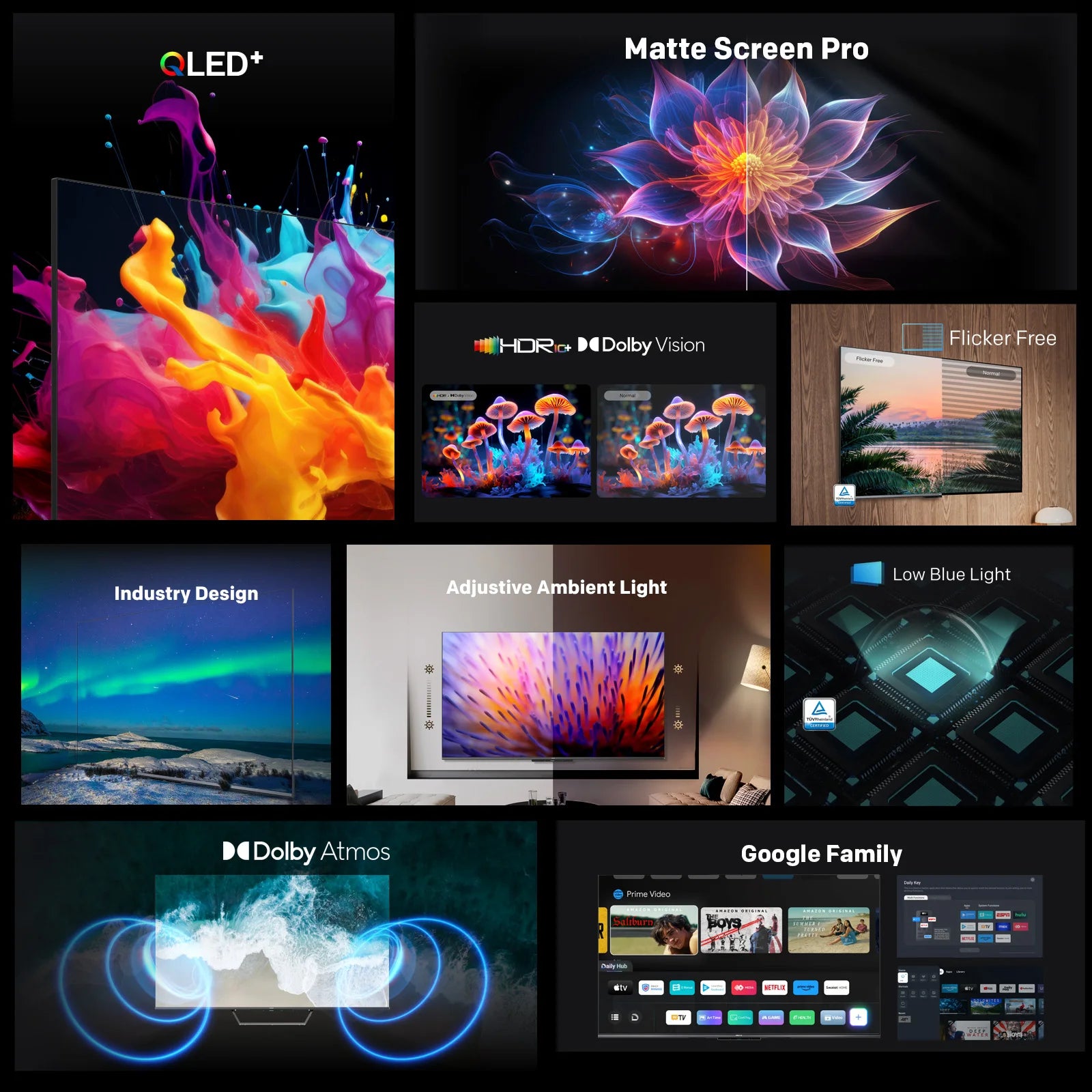 METZ 43MQE7600Z 43" QLED+ 4K Google TV