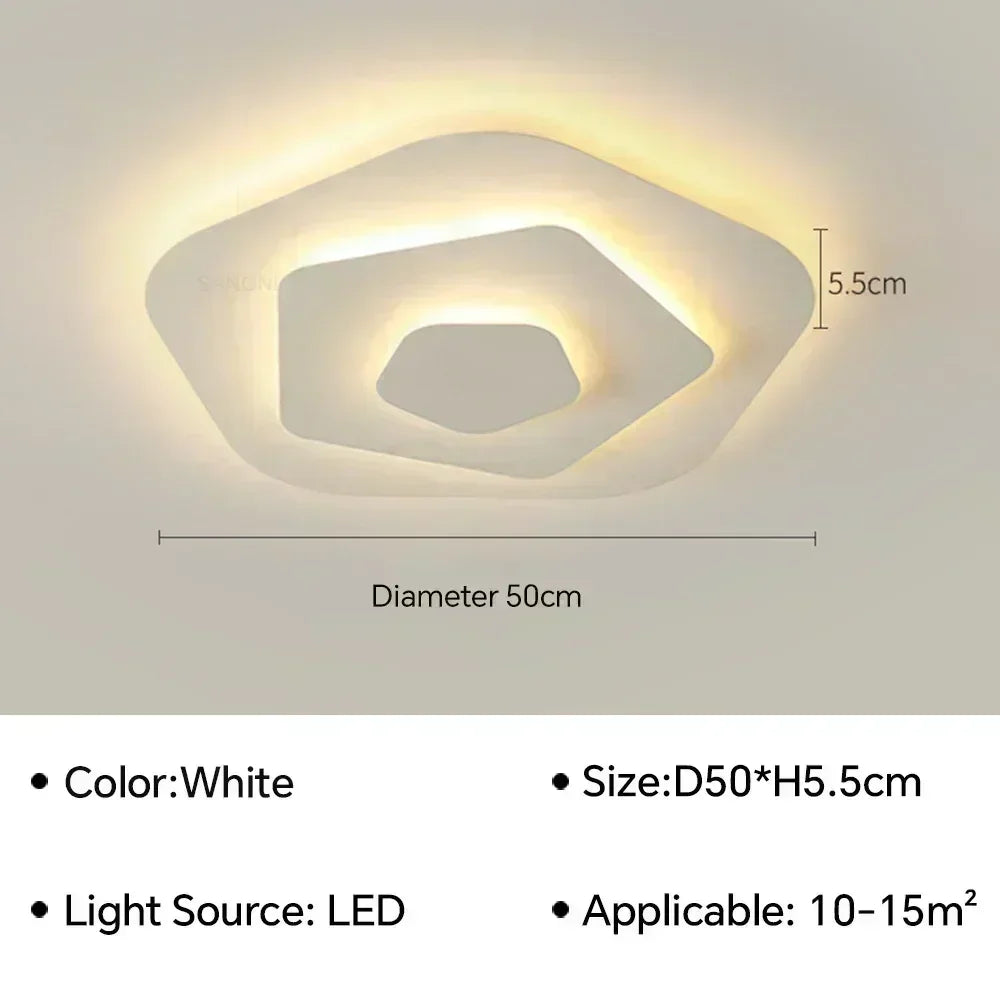 Nordic LED Ceiling Chandelier – 5 Styles, 4 Sizes, Dimmable Option