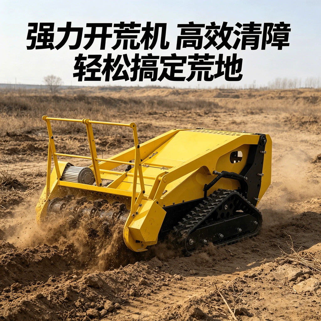 Remote Control Lawn Mower - 850 mm - Tracked Self-Propelled