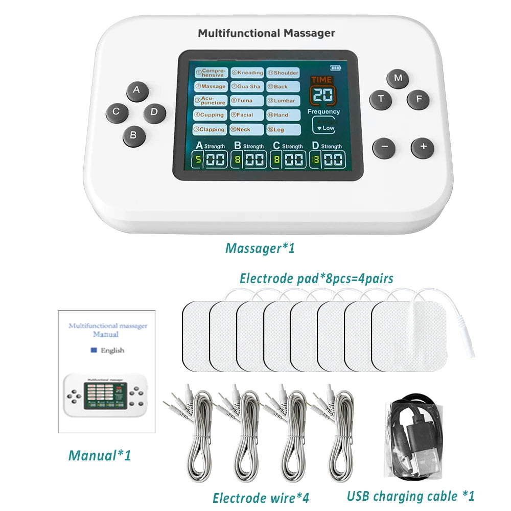 EMS Muscle Stimulator – 15 Modes 4 Channels