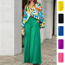 2026Spring new women's clothing Foreign trade European and American dresses Elegant casual loose-fitting plant print long dress
