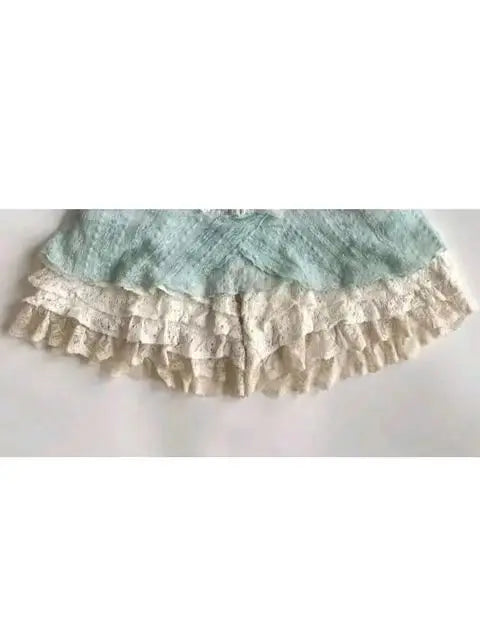 Lace Dress 2-piece Sweet Vintage Slim T shirt High Waist Elegant Mini Skirt Summer Korea Womens Dresses Y2k Party Dress Clothes