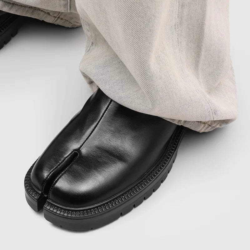 TABI SPLIT - Leather Split Toe Slip-On Shoes - The Shoe That Turns Heads