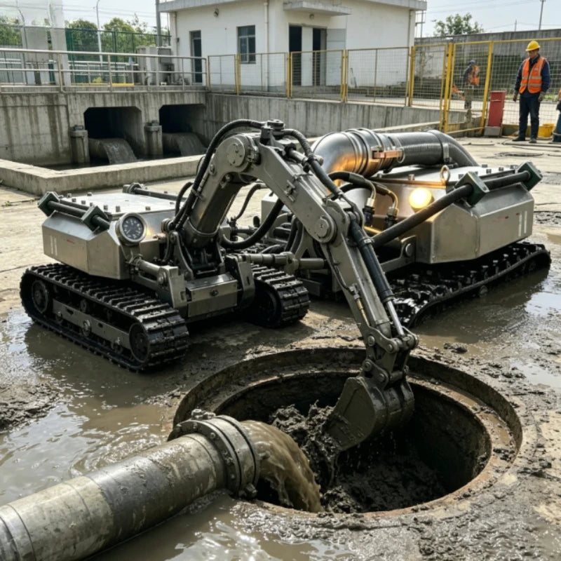 YG Rubber-Tracked Underwater Dredging Robot