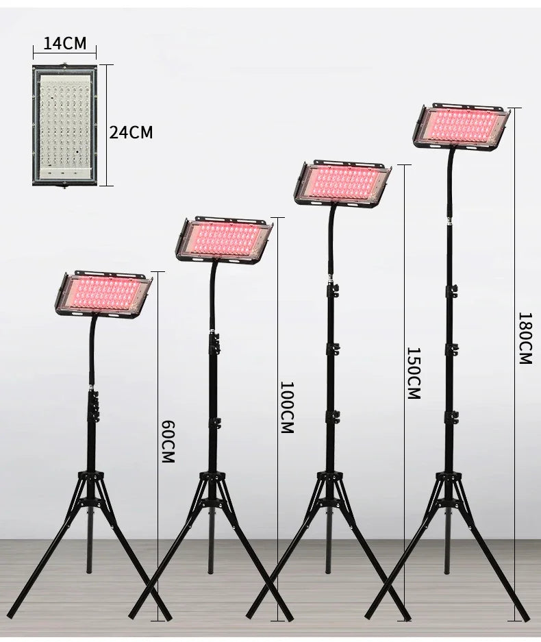 Red Light Therapy Lamp 660nm & 850nm – with Stand