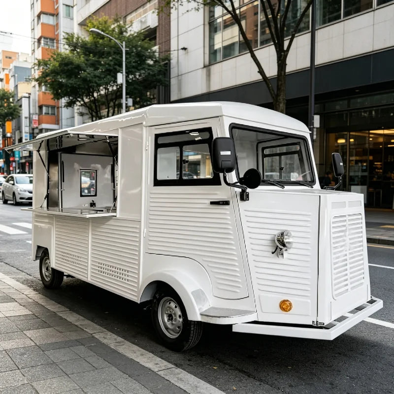 Retro Vintage Electric Food Cart – Ice Cream Coffee Street Vending