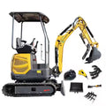 Kuugao TE-18 Mini Excavator - Crawler - 1.8 t