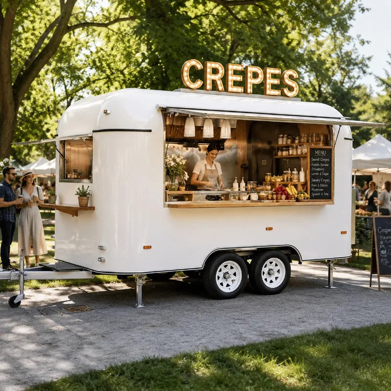 Desserts Food Trailer – Fully Equipped Custom Mobile Kitchen
