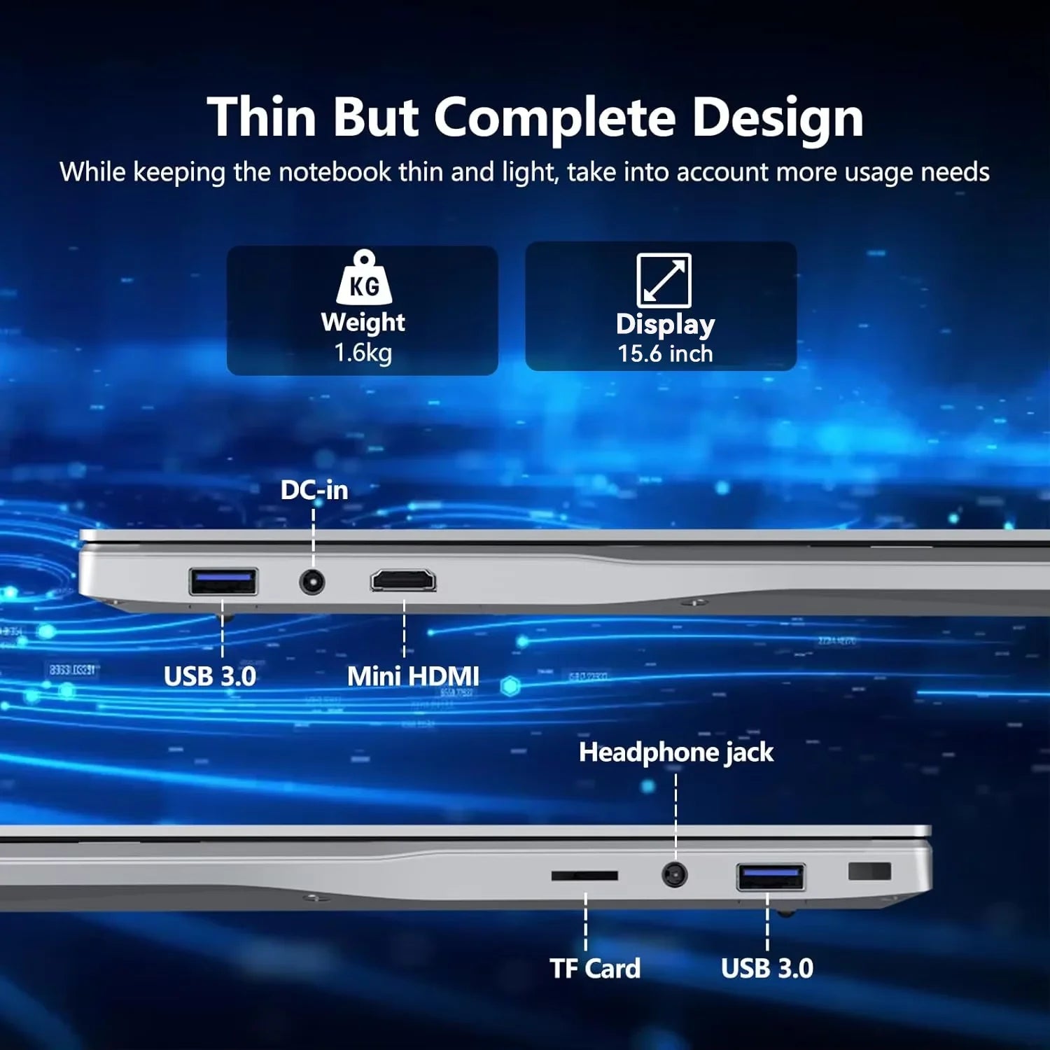 Apex i9 Ultra-Thin 15.6" - Win11 Pro Slim Laptop