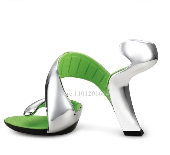 Snake Heels Women Gladiator Spiral High Heels