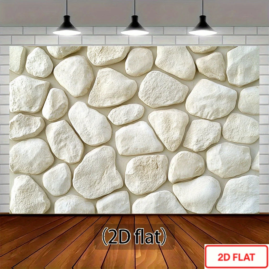 PEBBLE STONE TAPESTRY - Polyester - Earthy Wall Decor