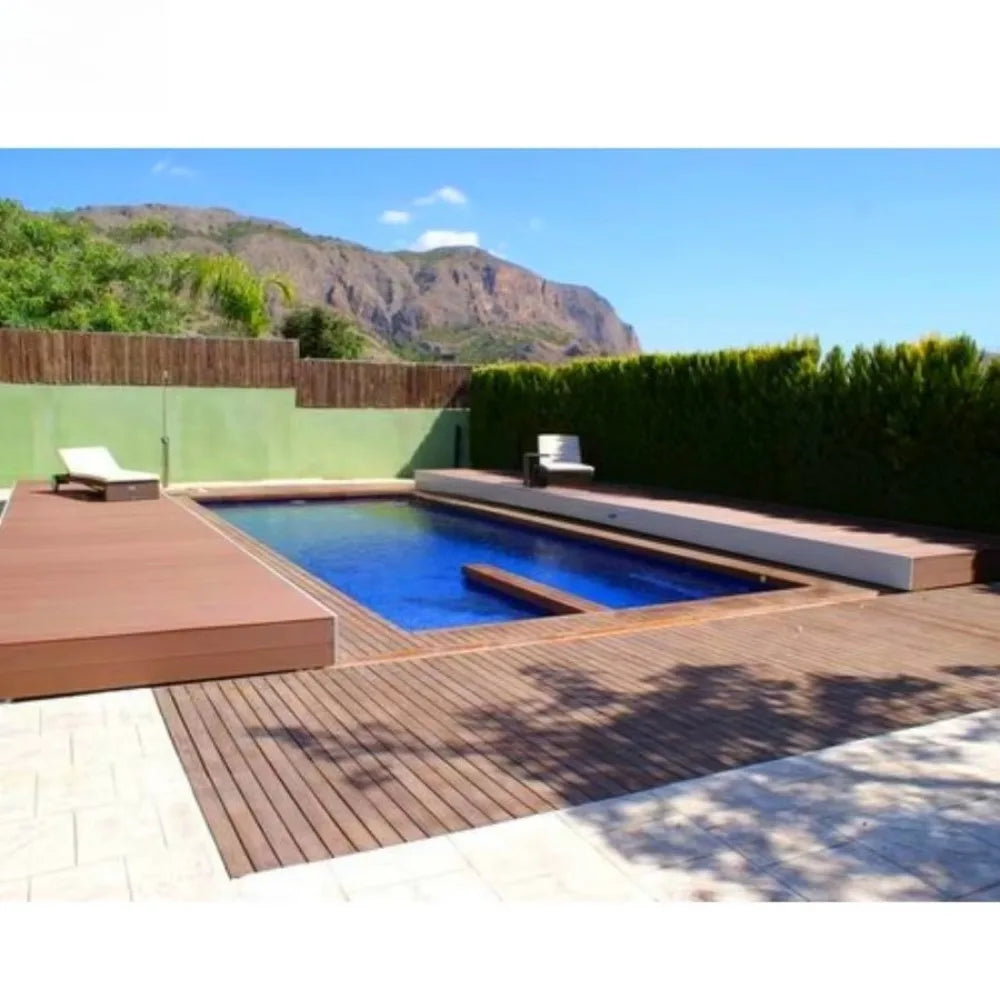 SLIDING POOL COVER - Aluminum & WPC, Manual or Motorized - Safe Deck System