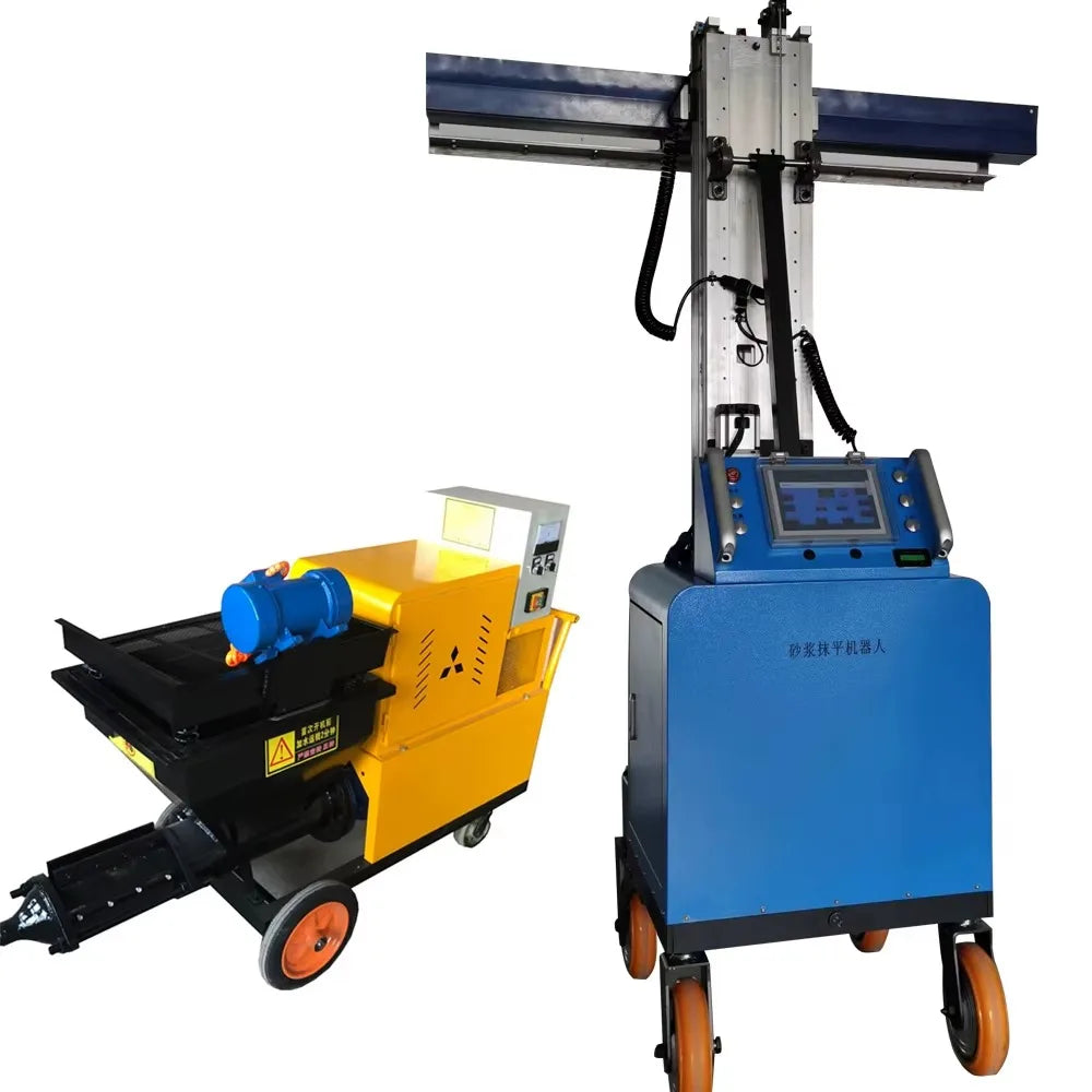Automatic Wall Scraping & Plastering Machine