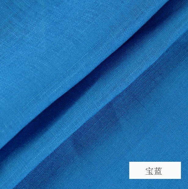 PURE LINEN FABRIC BY THE METER - 46 Colors, 140cm Wide - Soft Rooms