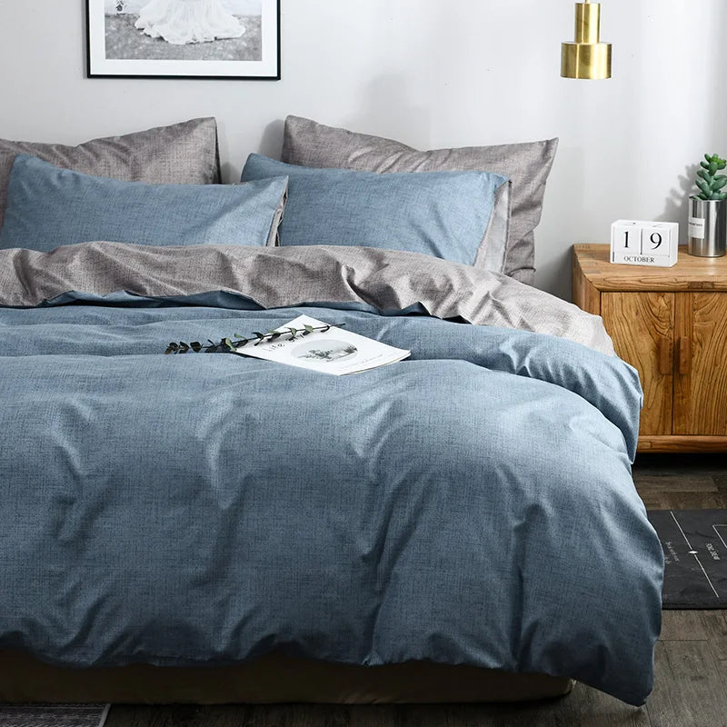 NORDIC CALM - Solid Color Duvet Cover Set - Soft, Breathable & Minimalist