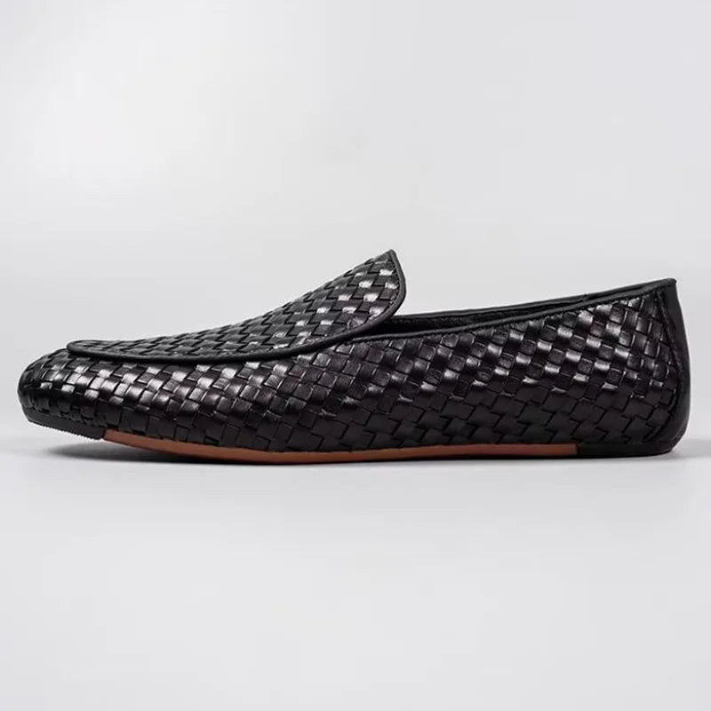 BREEZE STEP - Men's Soft Woven Breathable Slip-On Loafers - Lightweight Casual Summer Shoes