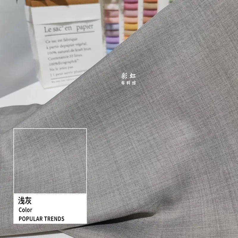 SUIT CLOTH - Plain Polyester Suit Fabric By The Meter - 30 Colors, 150cm Wide