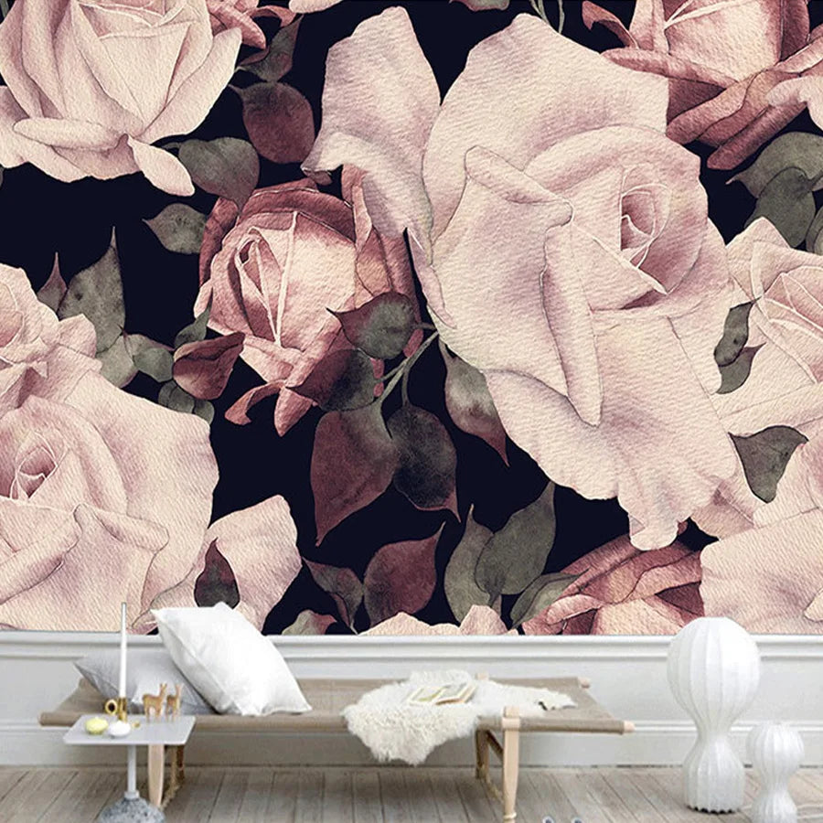 Custom Floral Photo Wallpaper – Peel & Stick or Non-Woven
