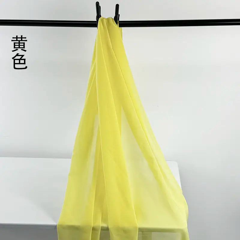 100D CHIFFON FABRIC BY THE METER - Soft Woven Sheer, 55 Colors - Make It Yours