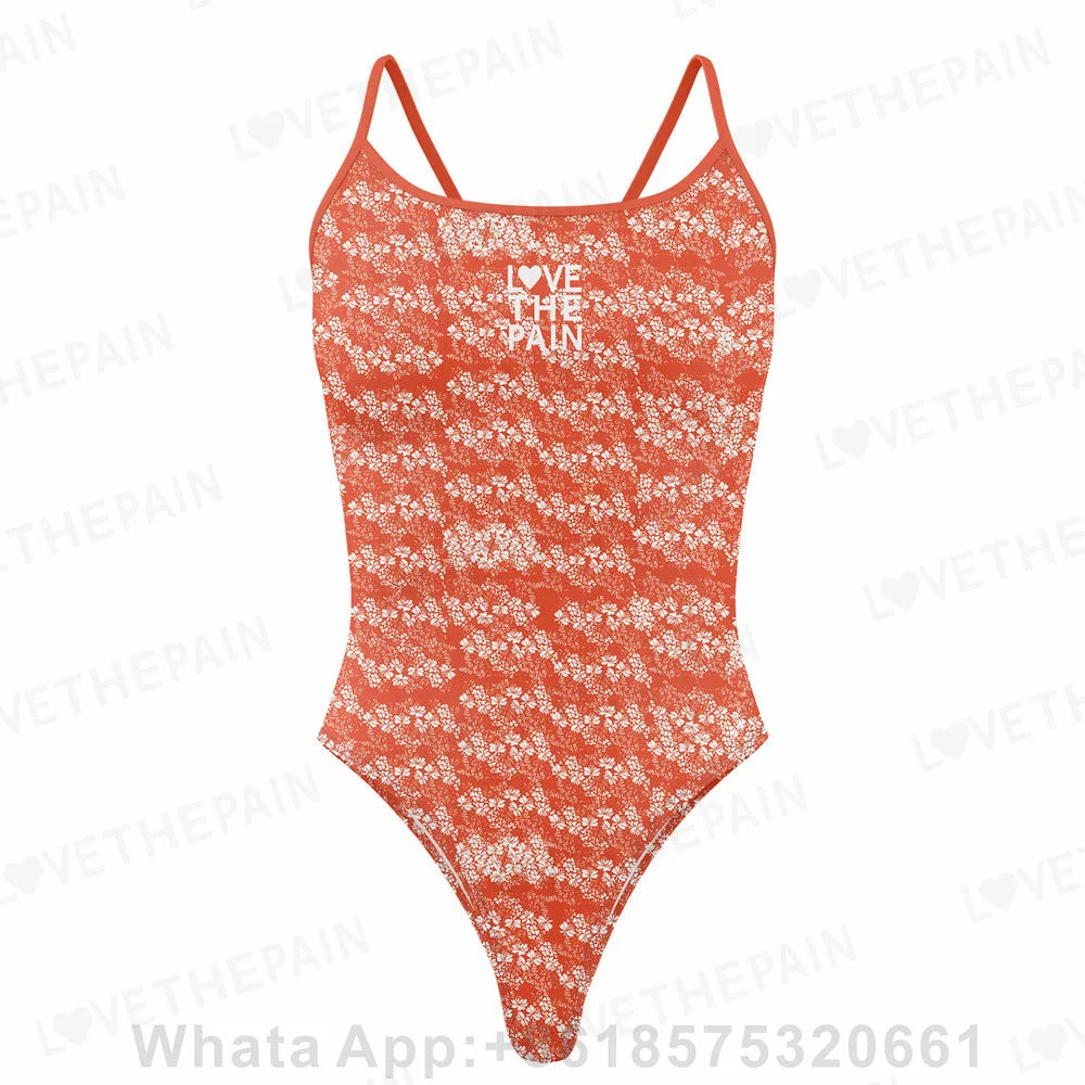 Women Swimsuit Pro Team Training Sexy One-piece Comfortable Suit Swimwear Functional Training Swimsuit Open Water Swimminggown
