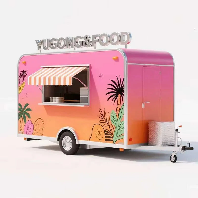 Fully Equipped Food Trailer – Concession Cart Fire Suppression Event