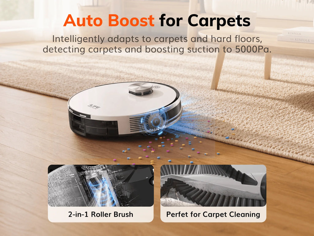 ILIFE A30 Pro Robot Vacuum Self-Emptying
