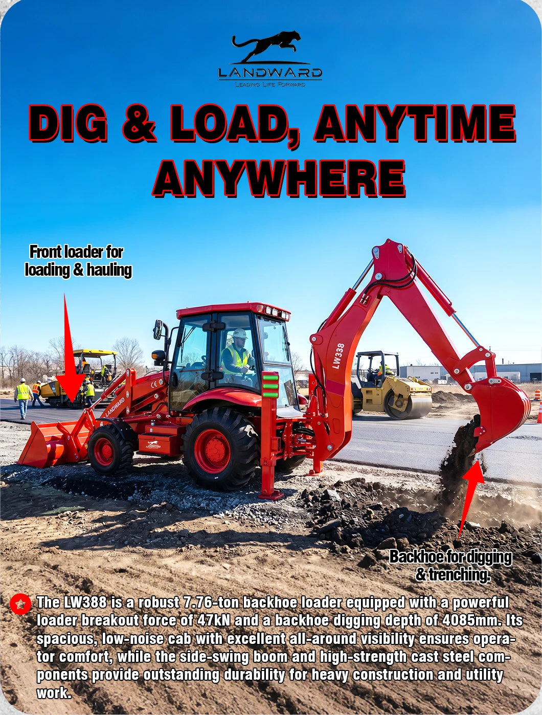 4×4 Backhoe Loader 100 HP