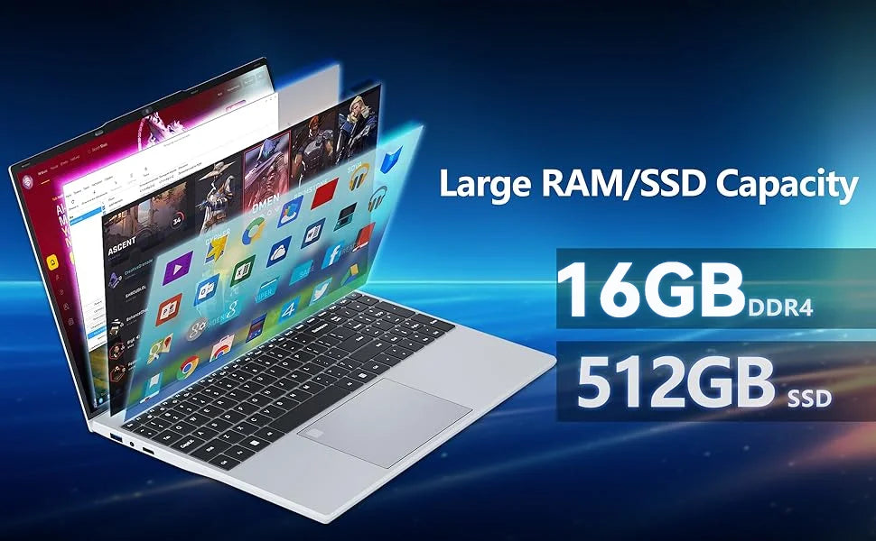 Apex i9 Ultra-Thin 15.6" - Win11 Pro Slim Laptop